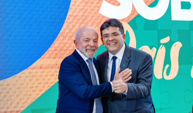 Lula e Rafael Fonteles em evento